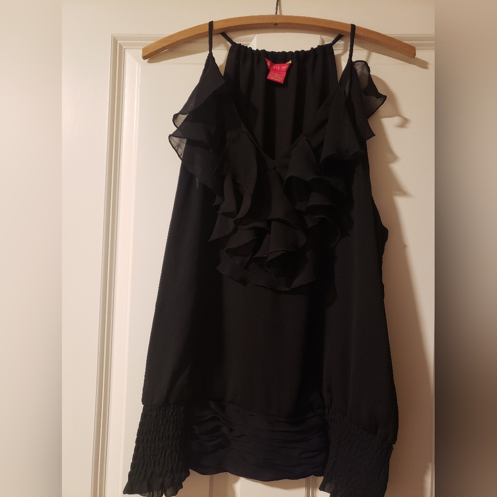 Sunny Leigh Spaghetti Strap Blouse, Size L